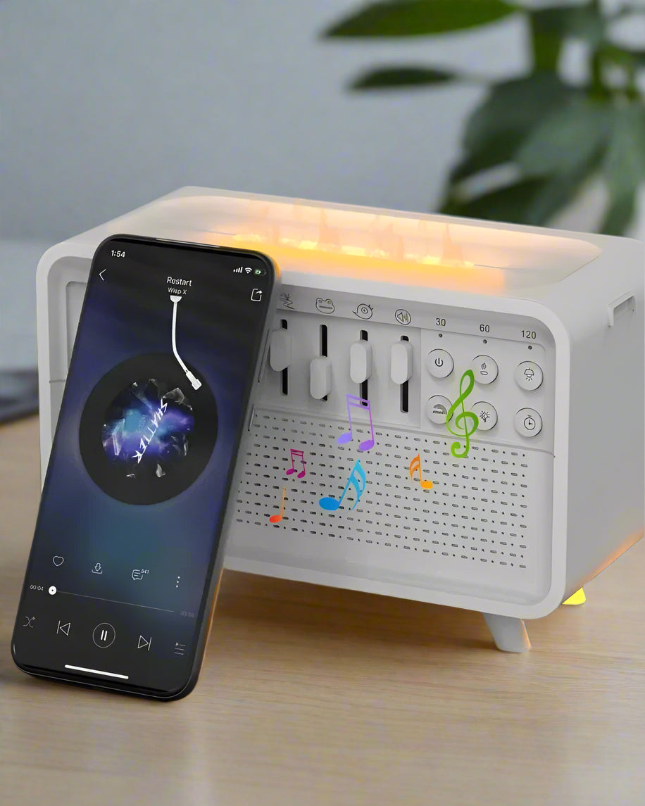 3-in-1 Bluetooth Humidifier with Night Light & White Noise