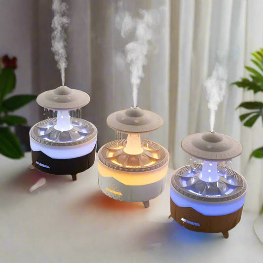 UFO Mist Diffuser - Raindrop Effect & Essential Oils