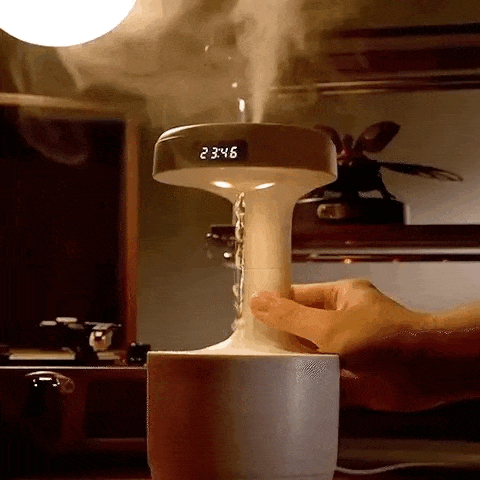Anti-Gravity Water Drop Humidifier – Moisturize Your Space with a Touch of Magic