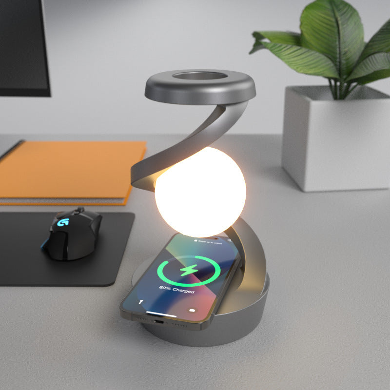 🌕 Levitating Ball Lamp – Float. Glow. Charge.